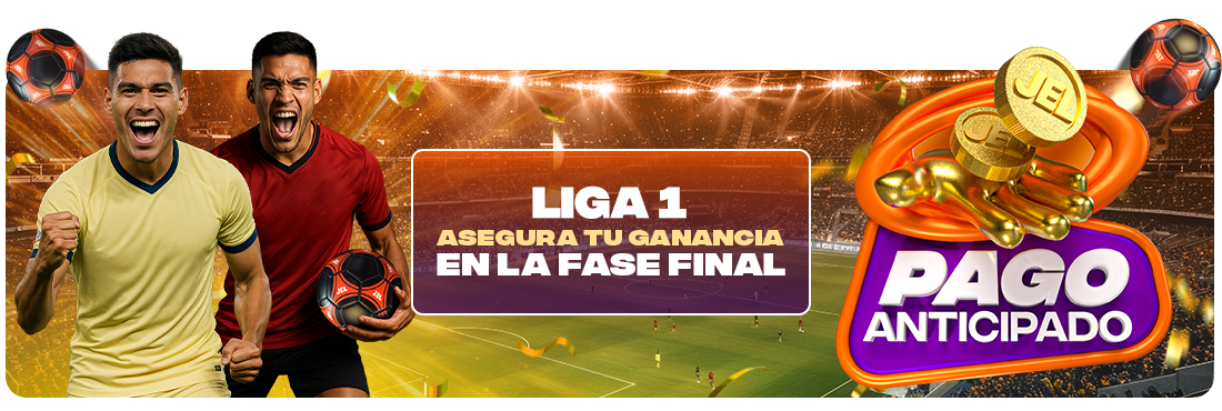 ¡JUÉGATELA CON LA LIGA 1! Aprovecha nuestras promociones y gana más con tus apuestas de fútbol