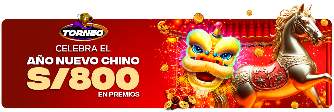 ¡S/800 a repartir! Juega y disfruta los grandes premios en el torneo de puntos de casino en este año nuevo chino